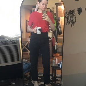 Brandy Melville Straight Leg Black Jeans